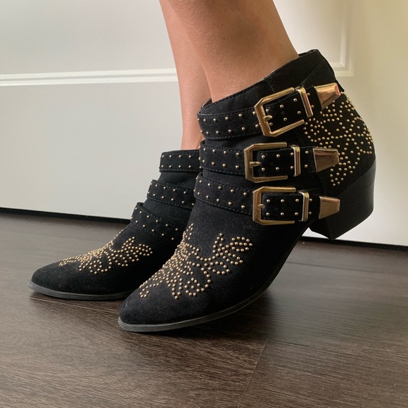 Topshop studded ankle booties - Picture 2 of 4